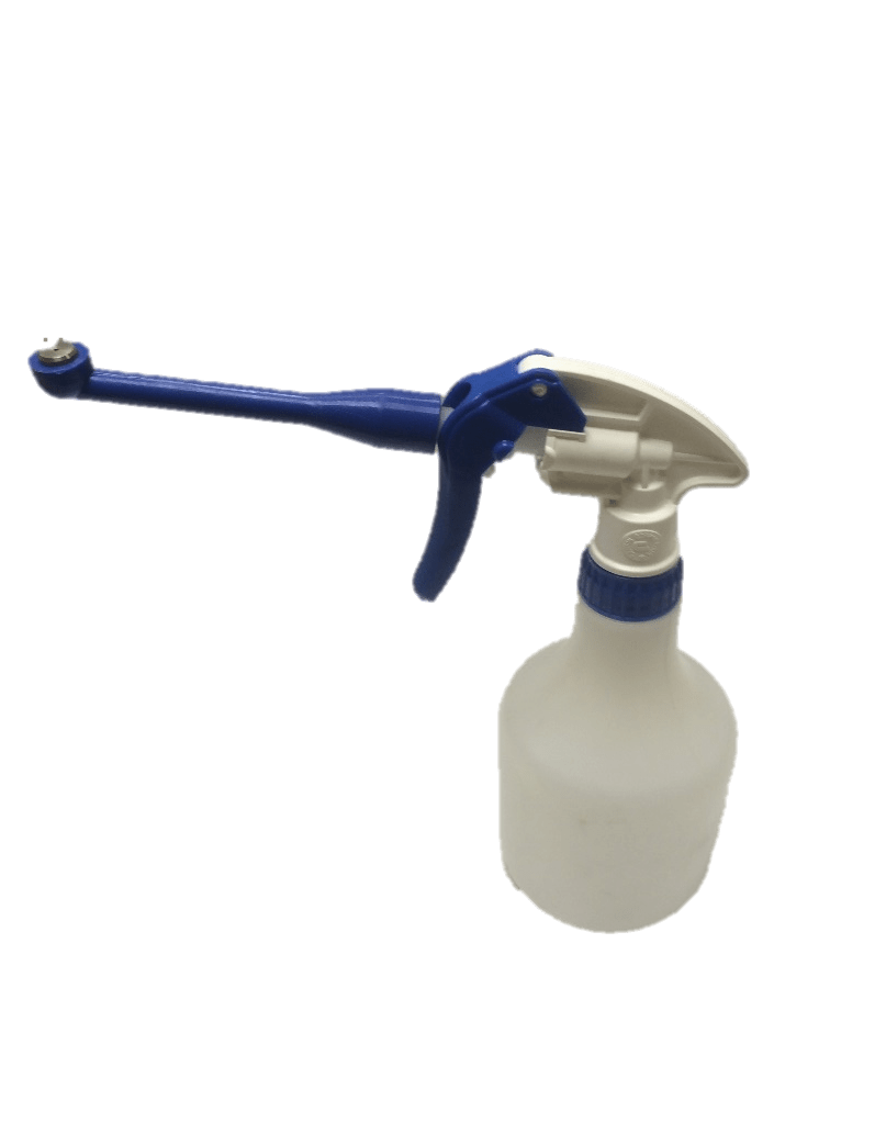 Hand held teat spray gun