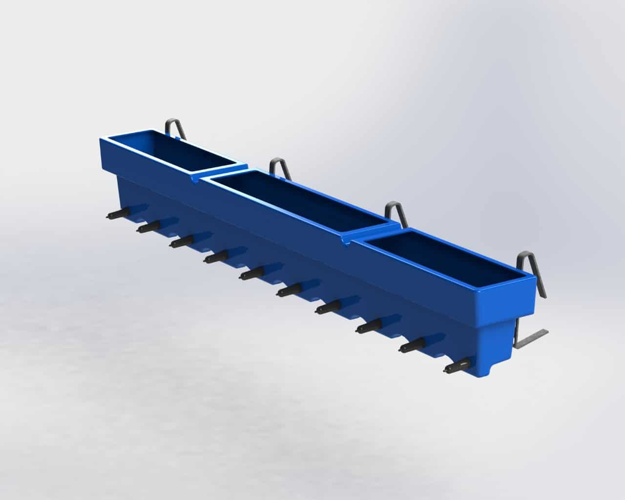 Stockman 10-Teat non compartment Calf Feeder