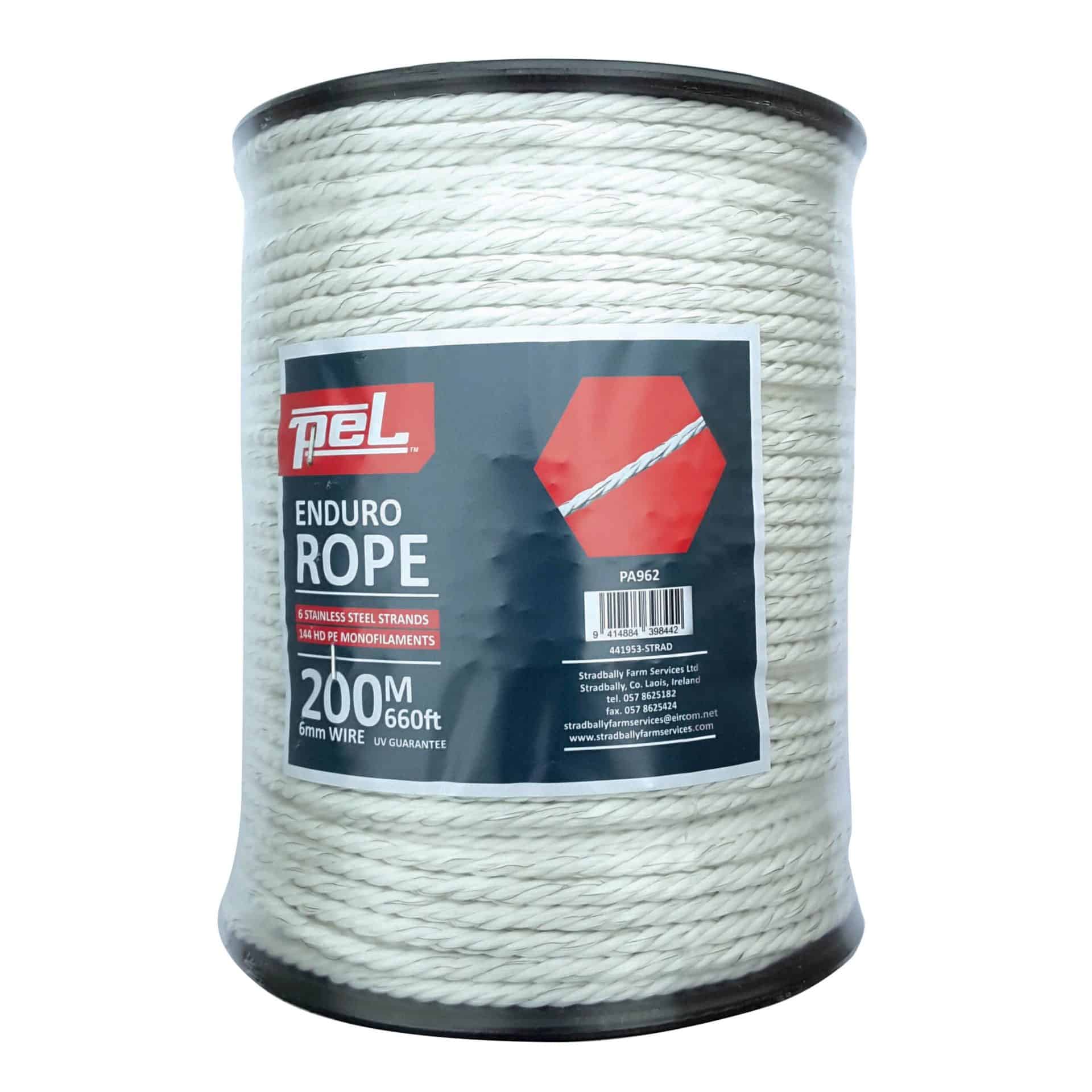 PEL Fencing Enduro polyrope 6mm 200metres