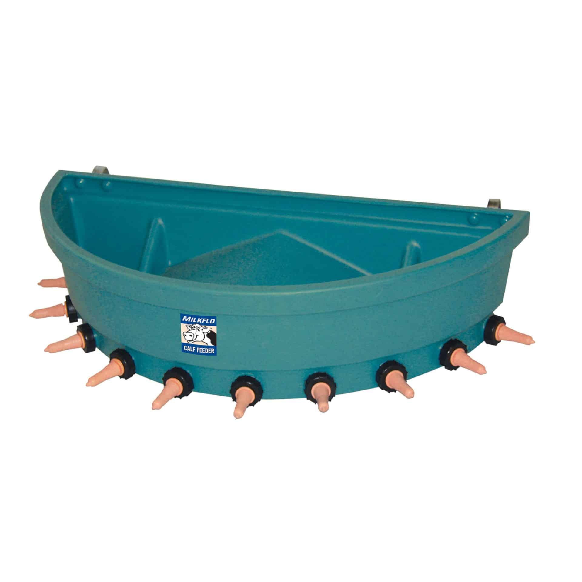 Milkflo 10 Station Flat Bottom Calf Feeder