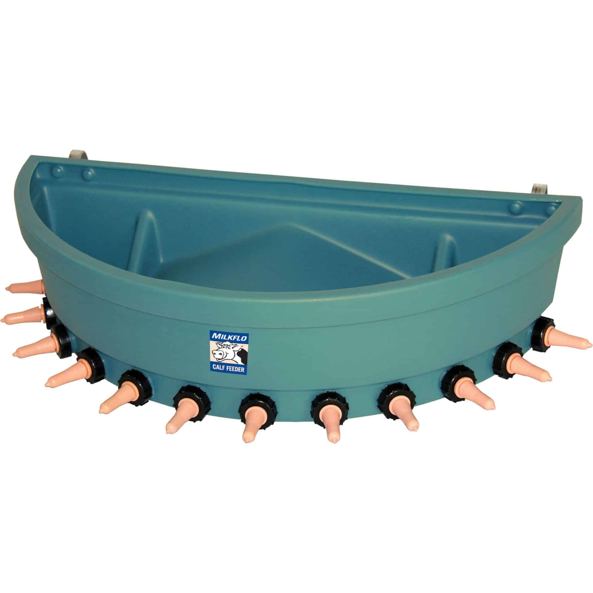 Milkflo 12 Station Flat Bottom Calf Feeder