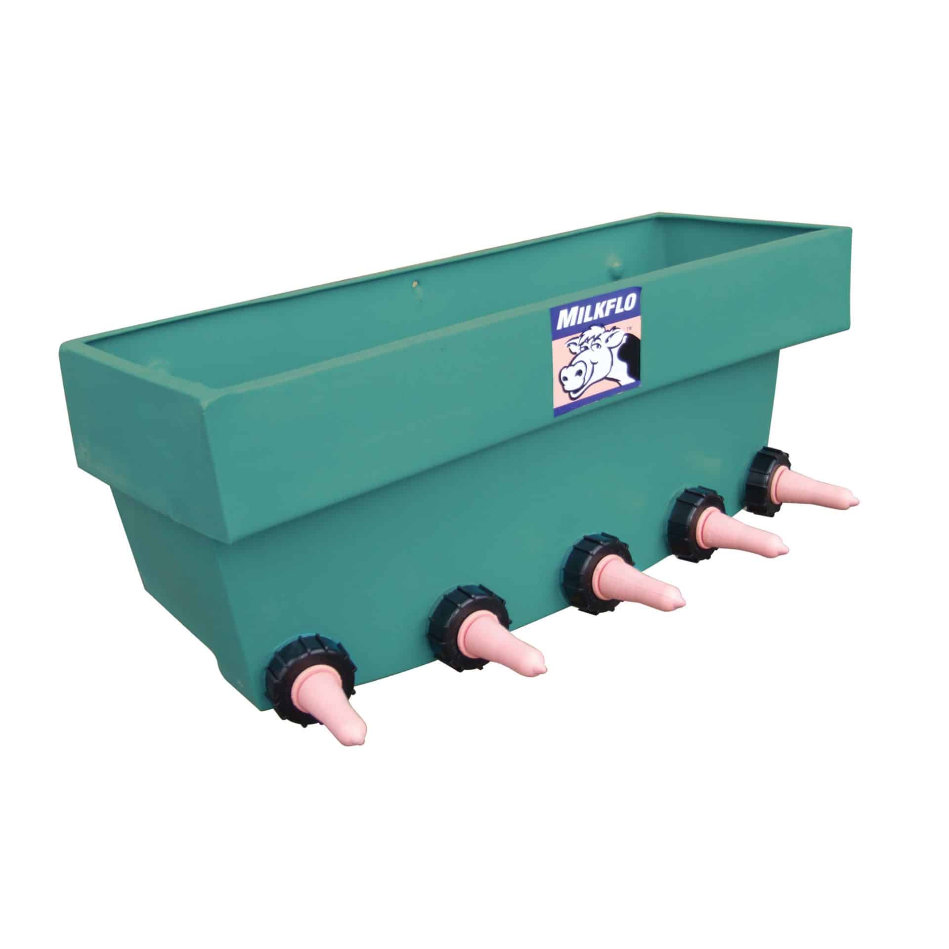 Milkflo 6 Station Flat Bottom Calf Feeder
