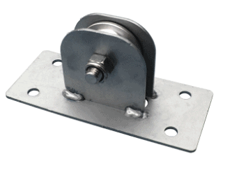 Batch feeding plate pulley
