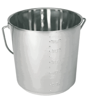 Stainless steel Milk Bucket (5 ltr)