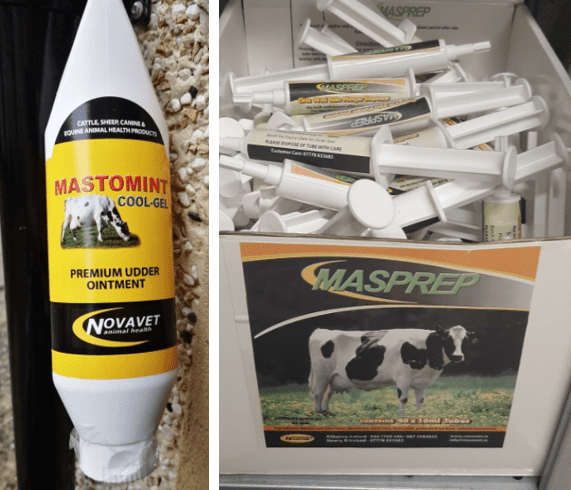 Masprep Mastitis Tubes 40 + 500ml MastoMint