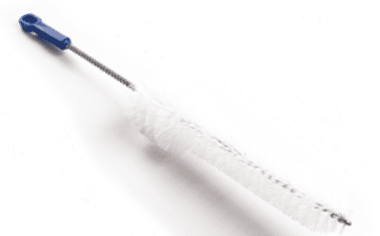 Brush with Handle for rubber tubing