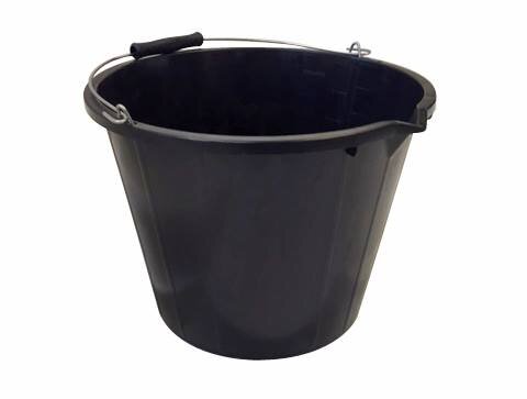 3 gallon everyday use black bucket