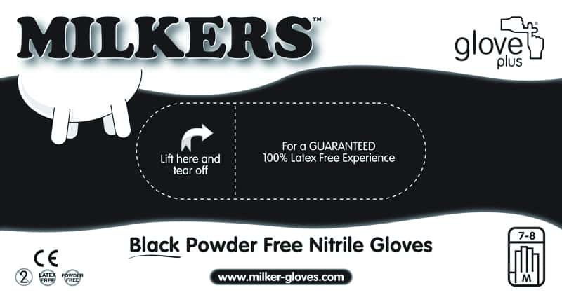 Milkers Nitrile milking Gloves (10 box bundle) (1000 gloves)